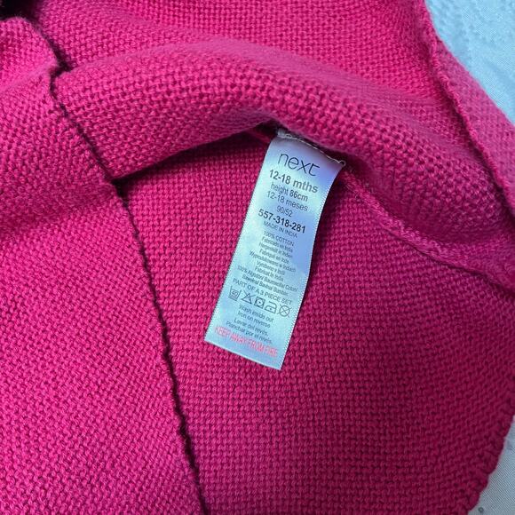 Next Knit Toadstool Jumper Dress Size 12-18m - Picture 5 of 5